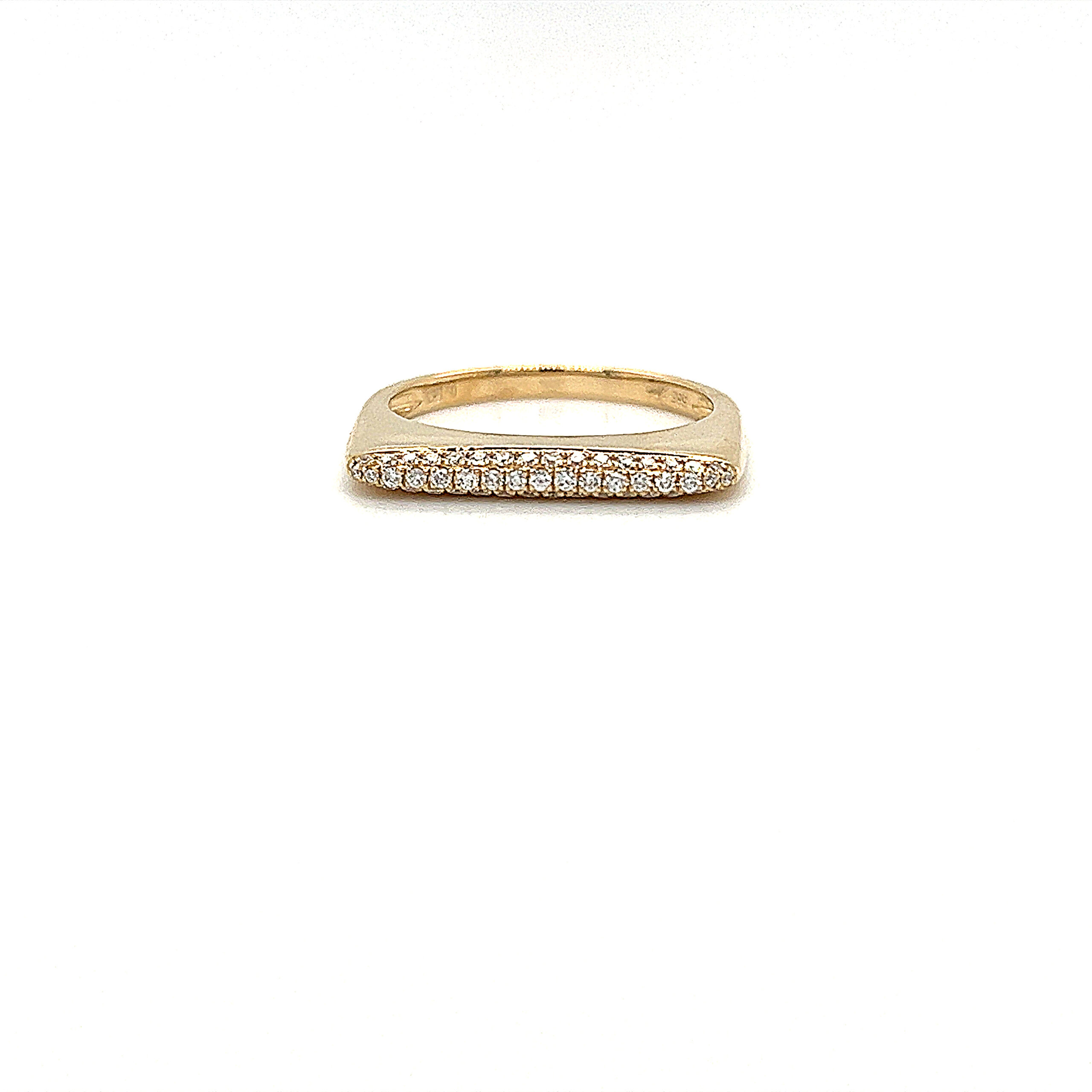 Featured image for “Contemporary 3 Row Diamond Ring”