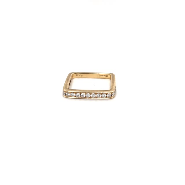 Featured image for “Single Square Stackable Ring”