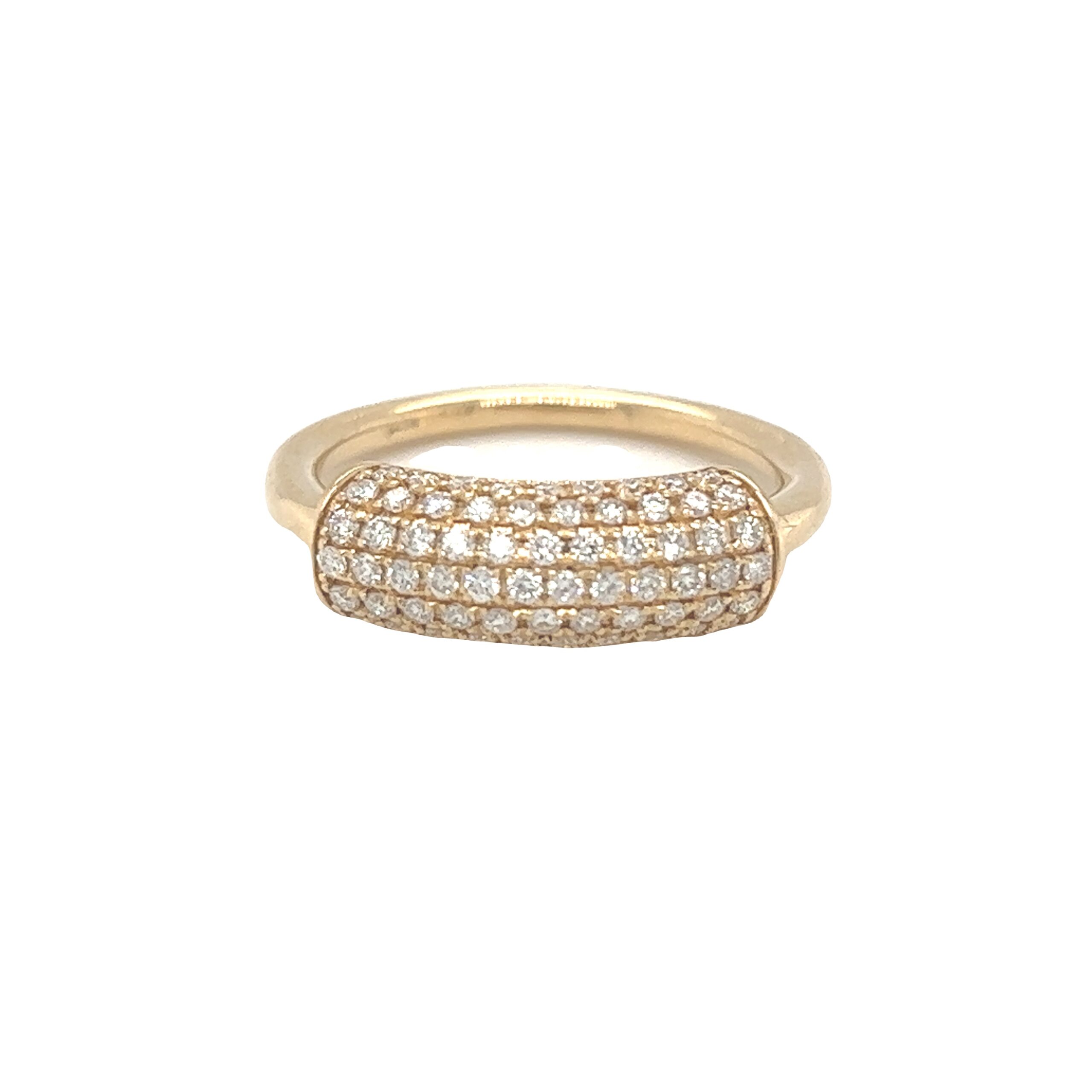 Featured image for “Pave Tube Ring”
