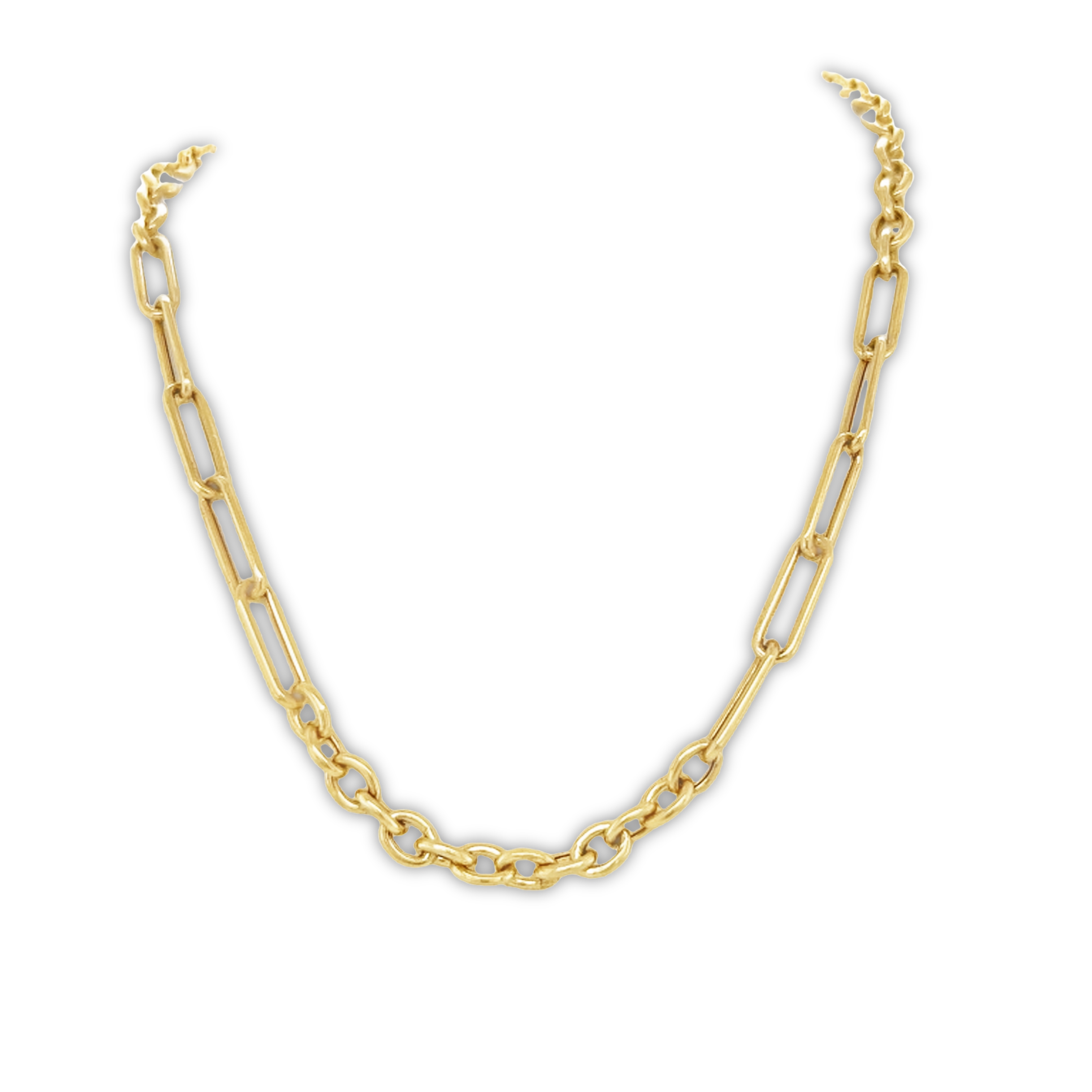 Featured image for “Paperclip and Oval Alternating Chain”