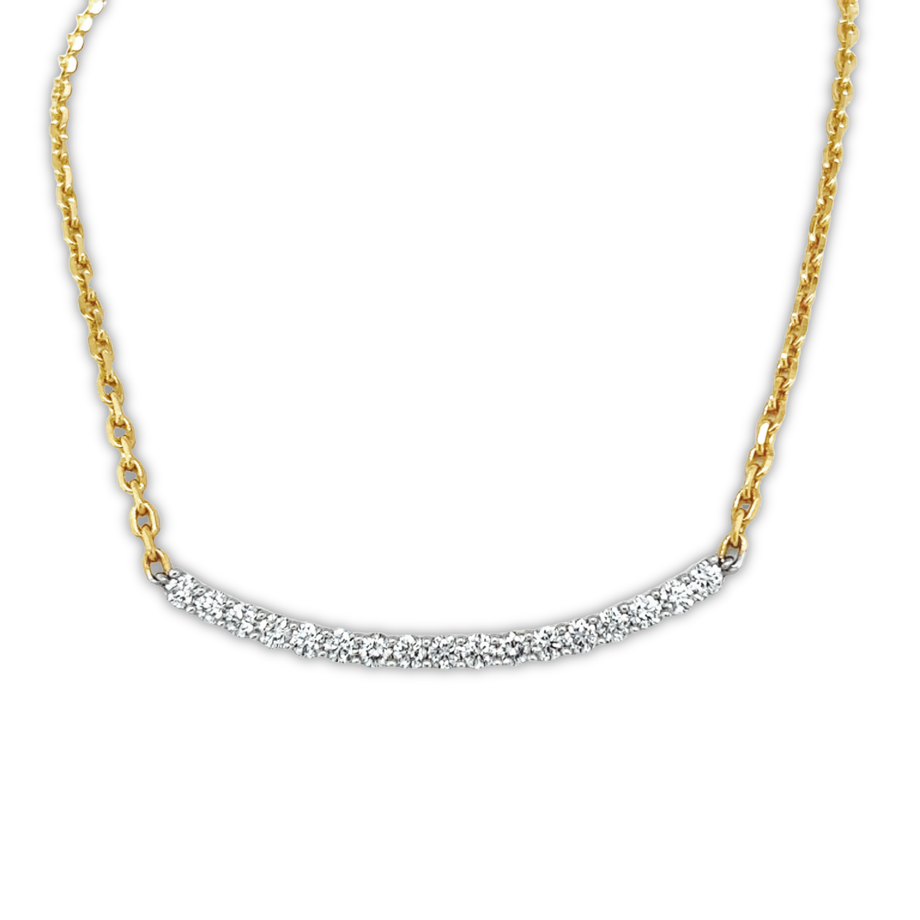 Featured image for “Medium Diamond Bar Necklace”
