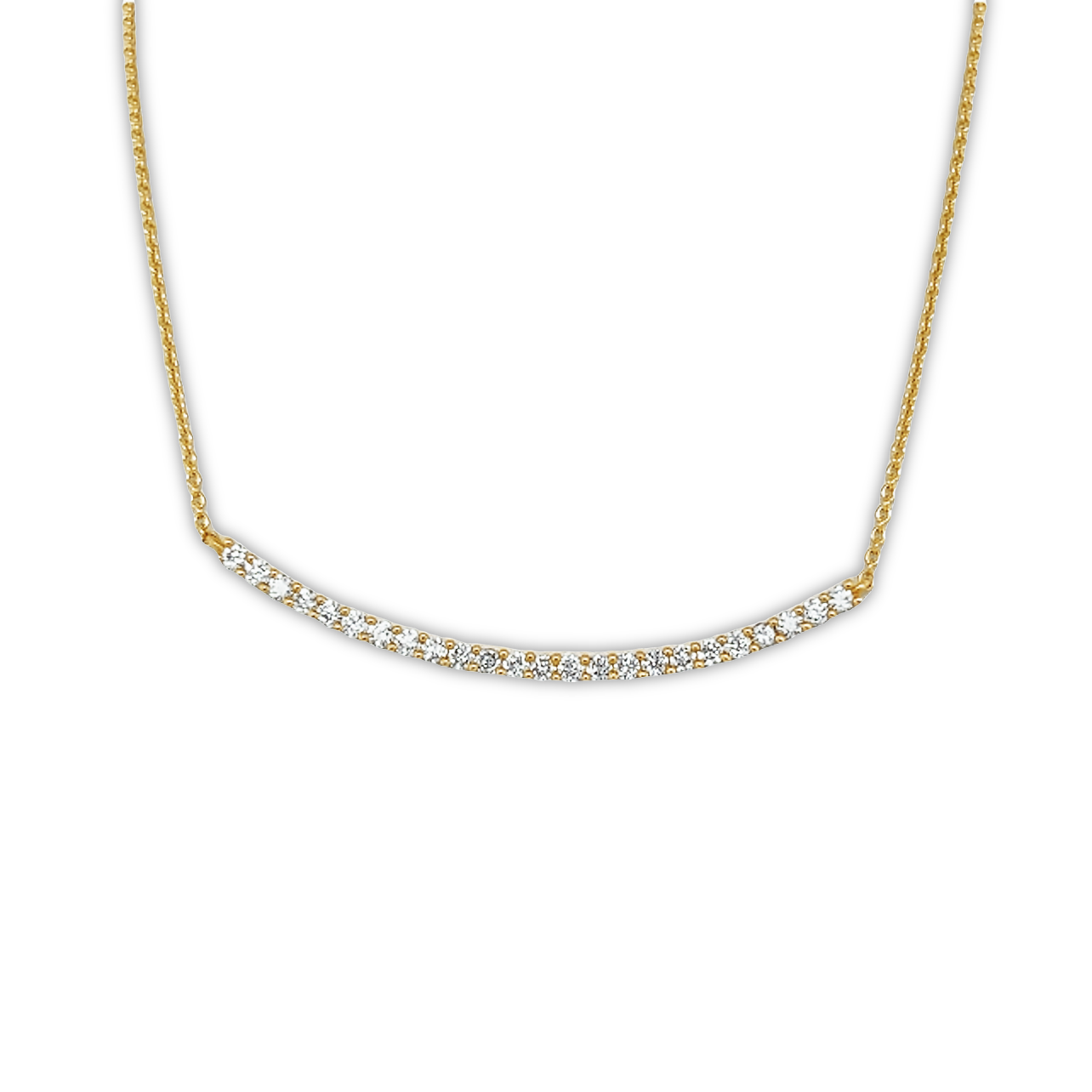 Featured image for “White Diamond Bar Necklace”