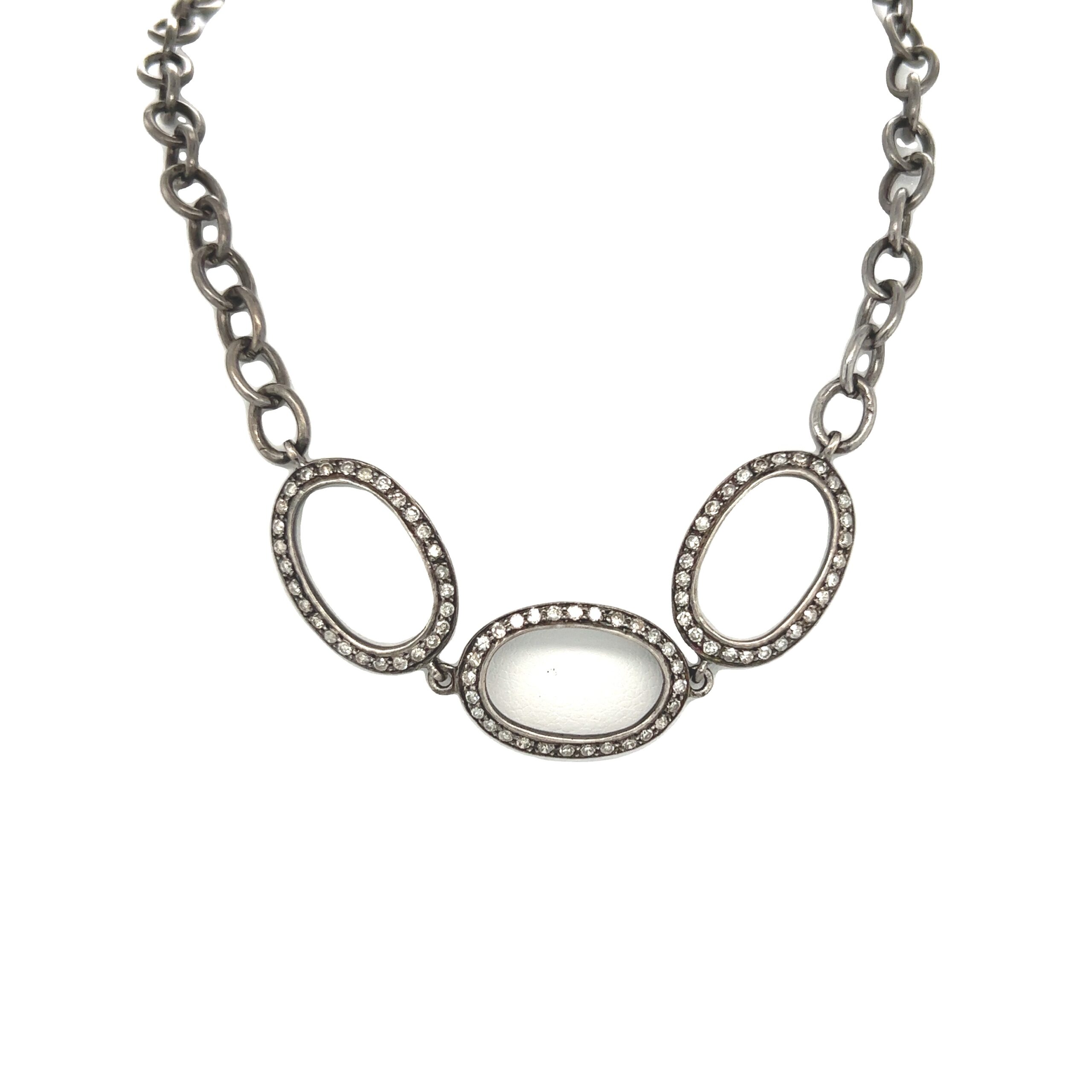 Featured image for “3 Oval Ring Necklace”
