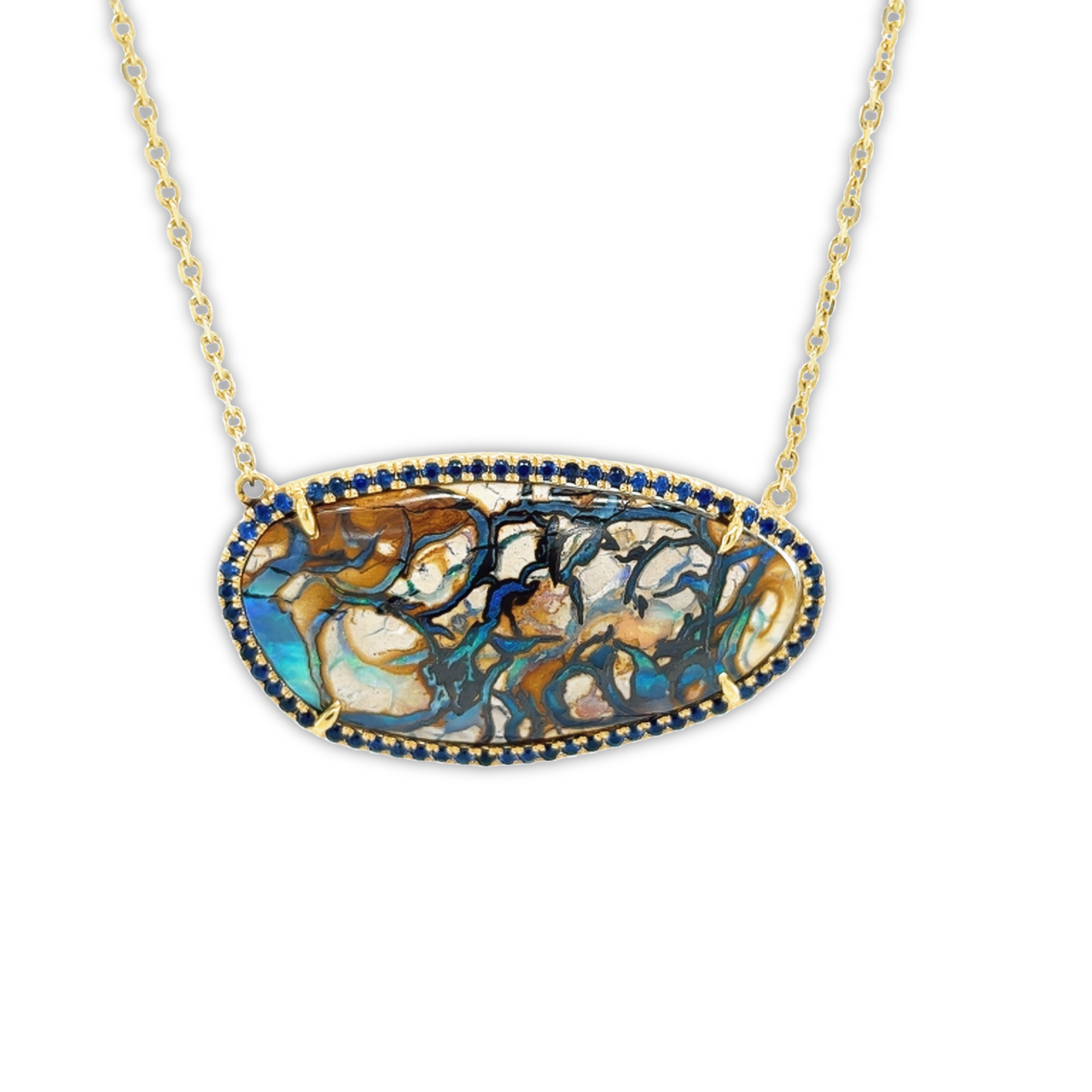 Featured image for “Two Sided Koroit Opal Necklace”