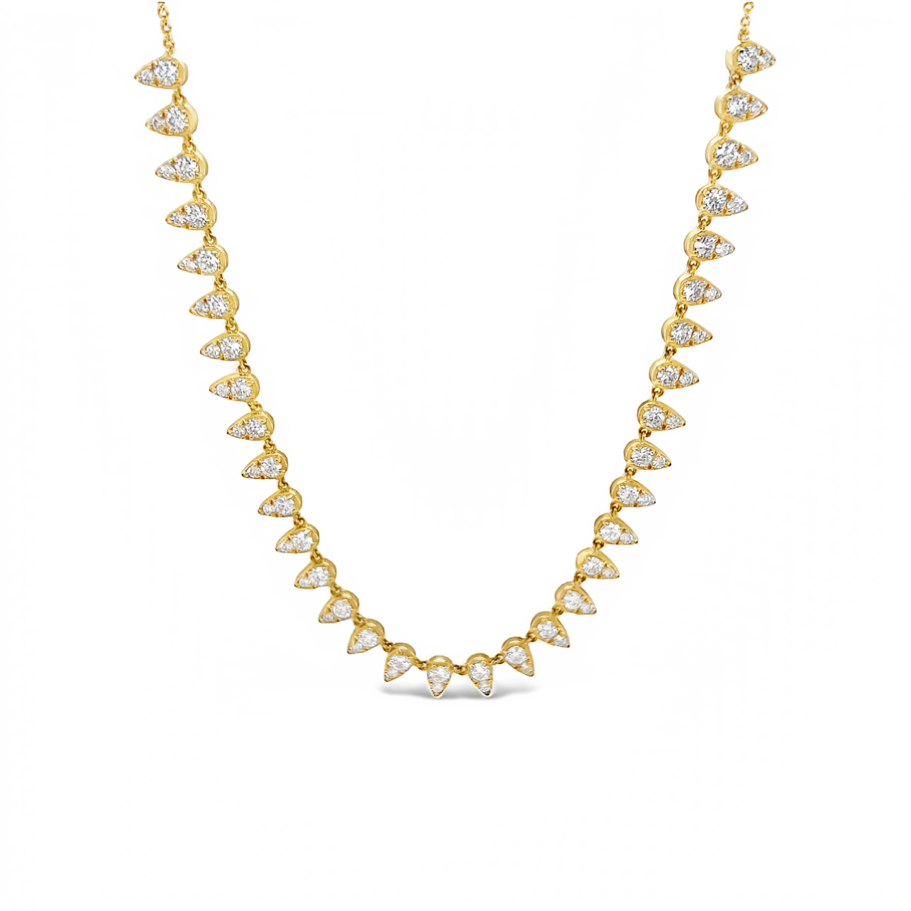 Featured image for “White Diamond Marquis Collar”