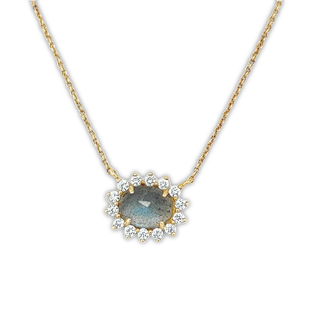 Featured image for “Labradorite Eye of Protection Necklace”