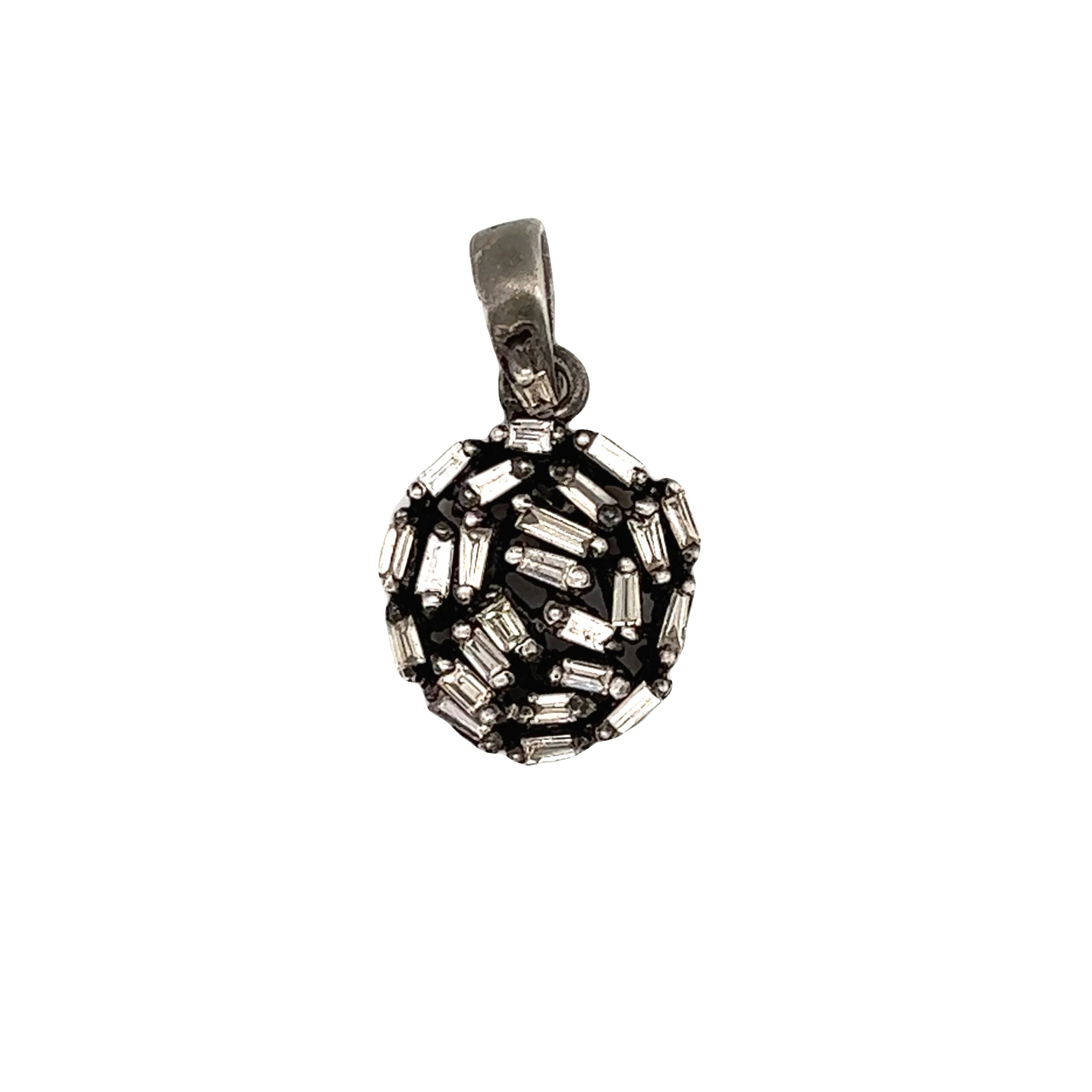 Featured image for “Diamond Baguette Pendant”