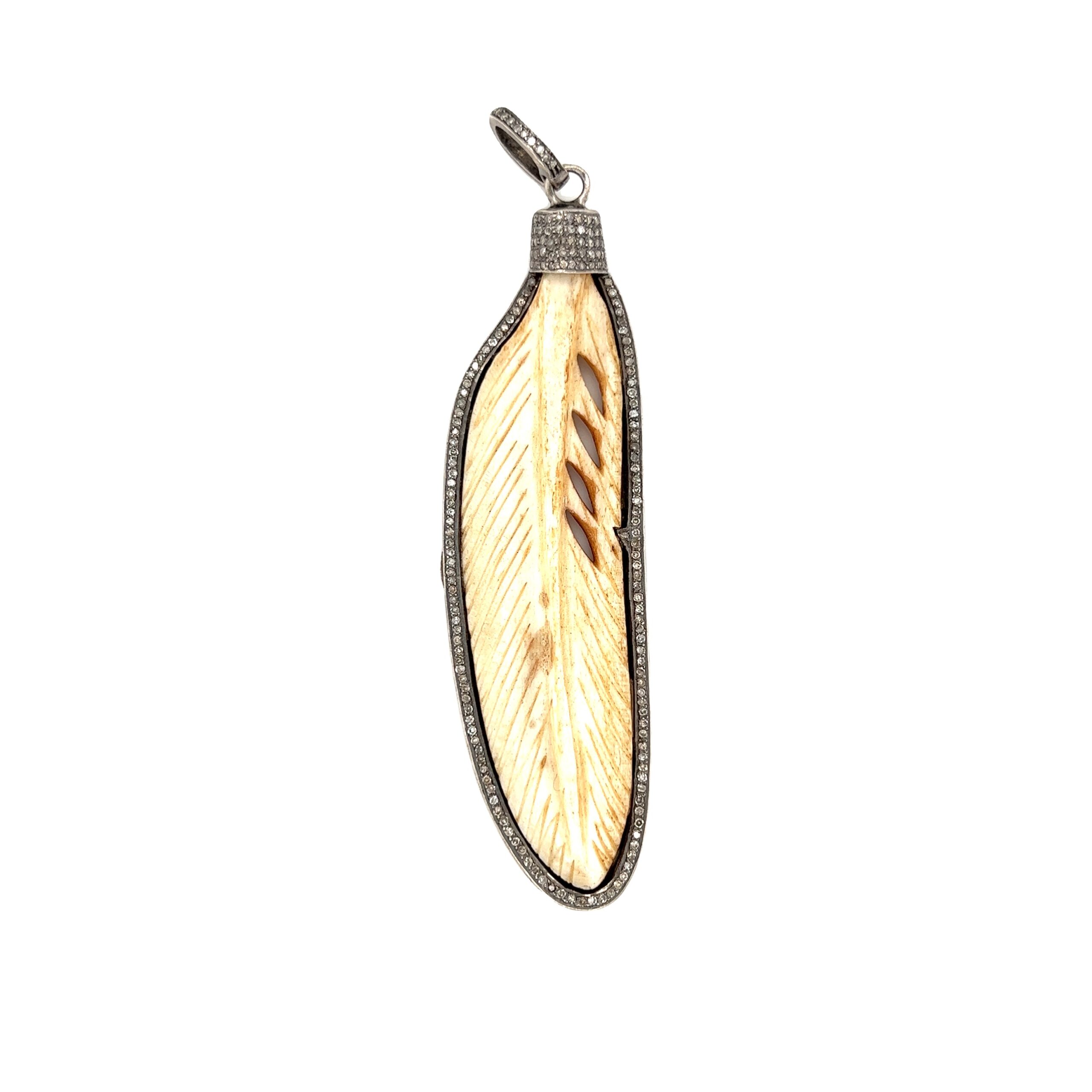Featured image for “Large Feather Pendant”