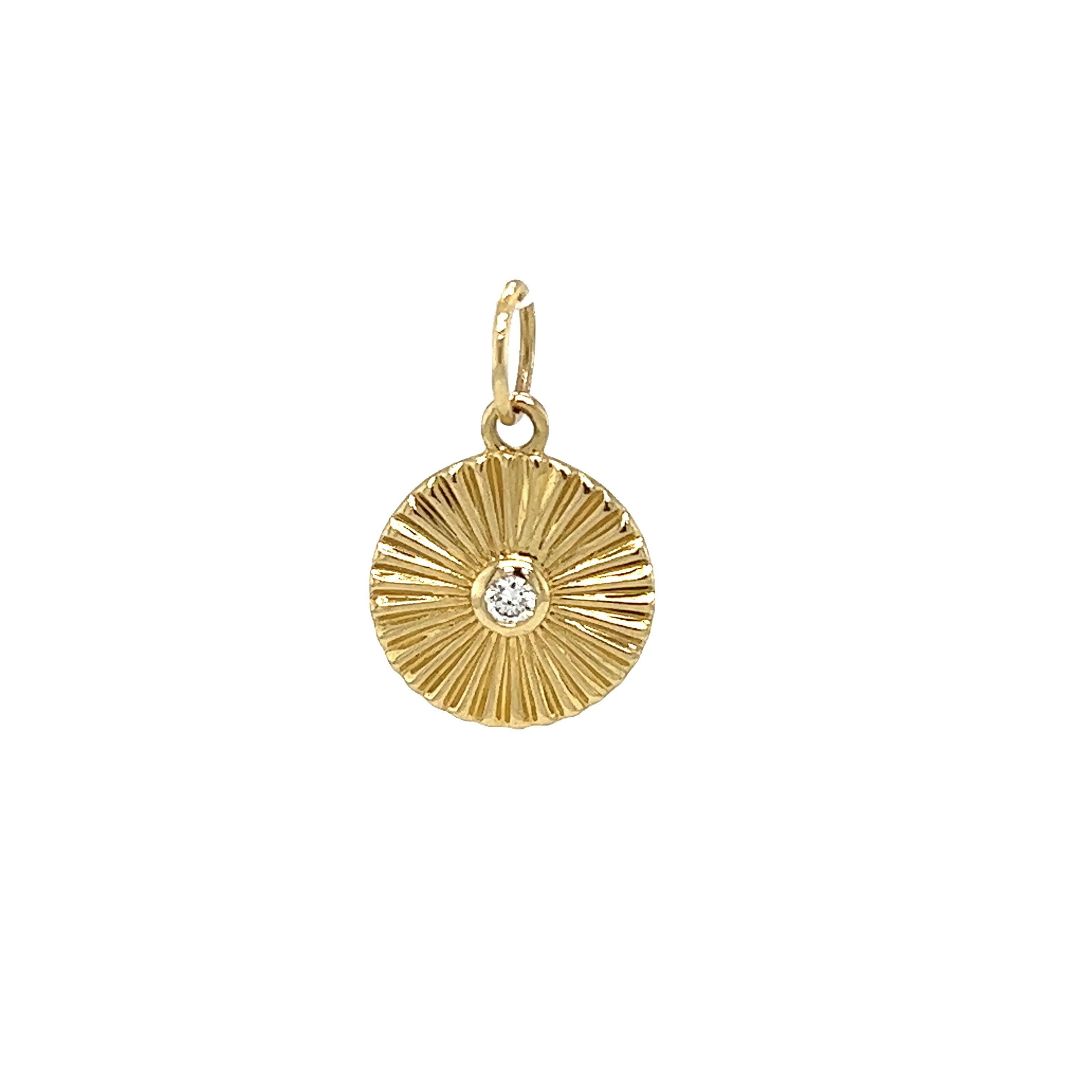 Featured image for “Mini Fluted Disc Charm”