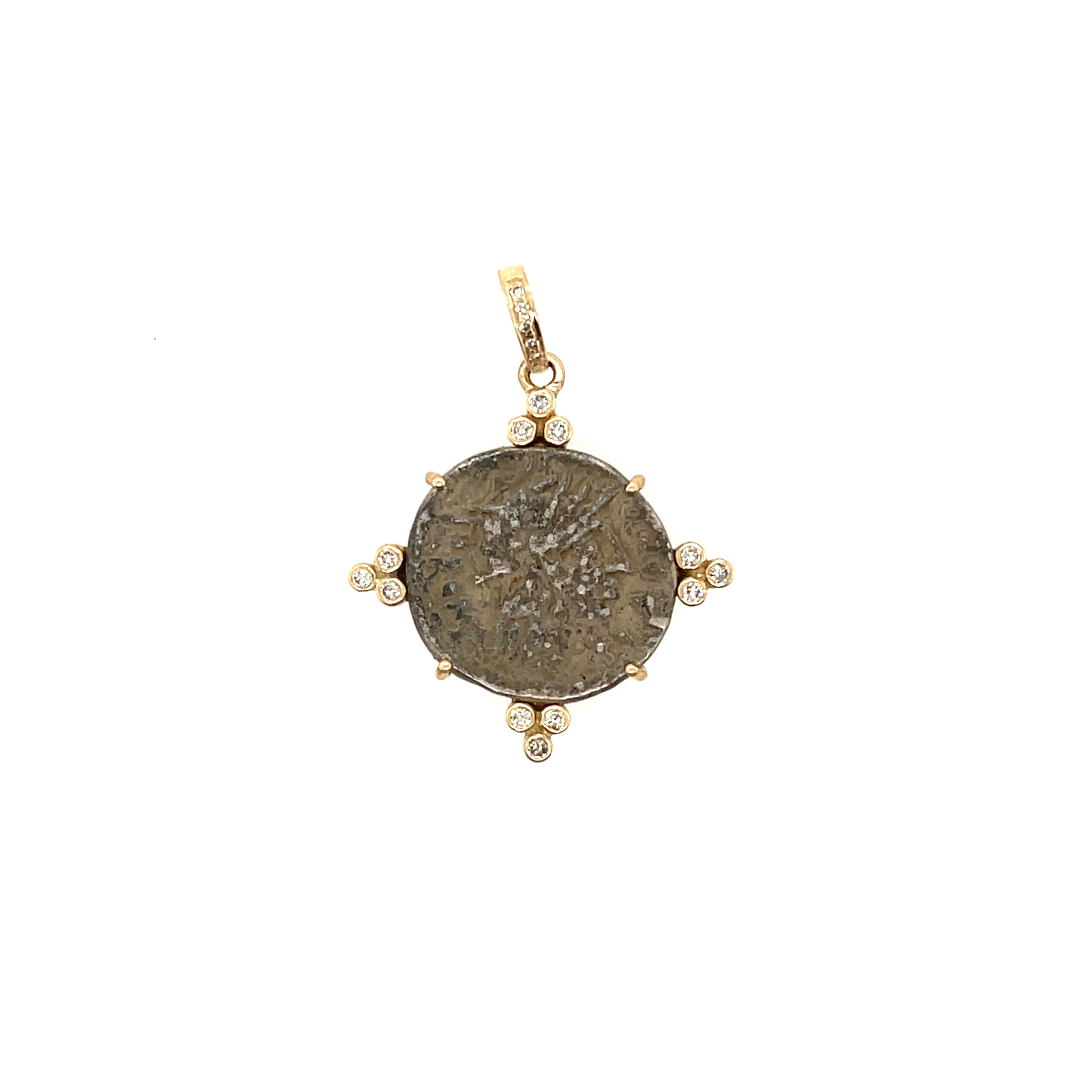 Featured image for “Embellished Roman Coin Pendant”