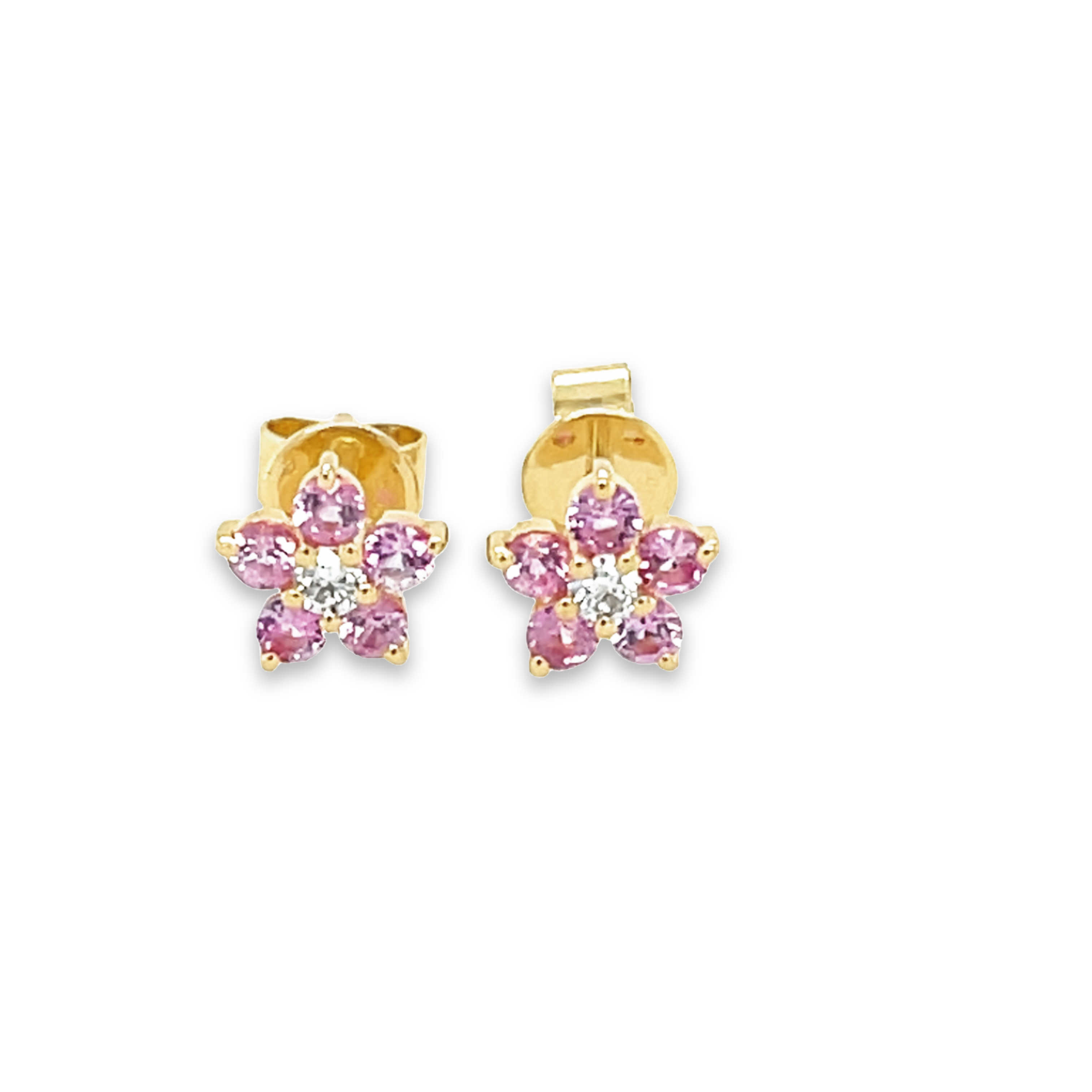 Featured image for “Pink Flower Earrings”