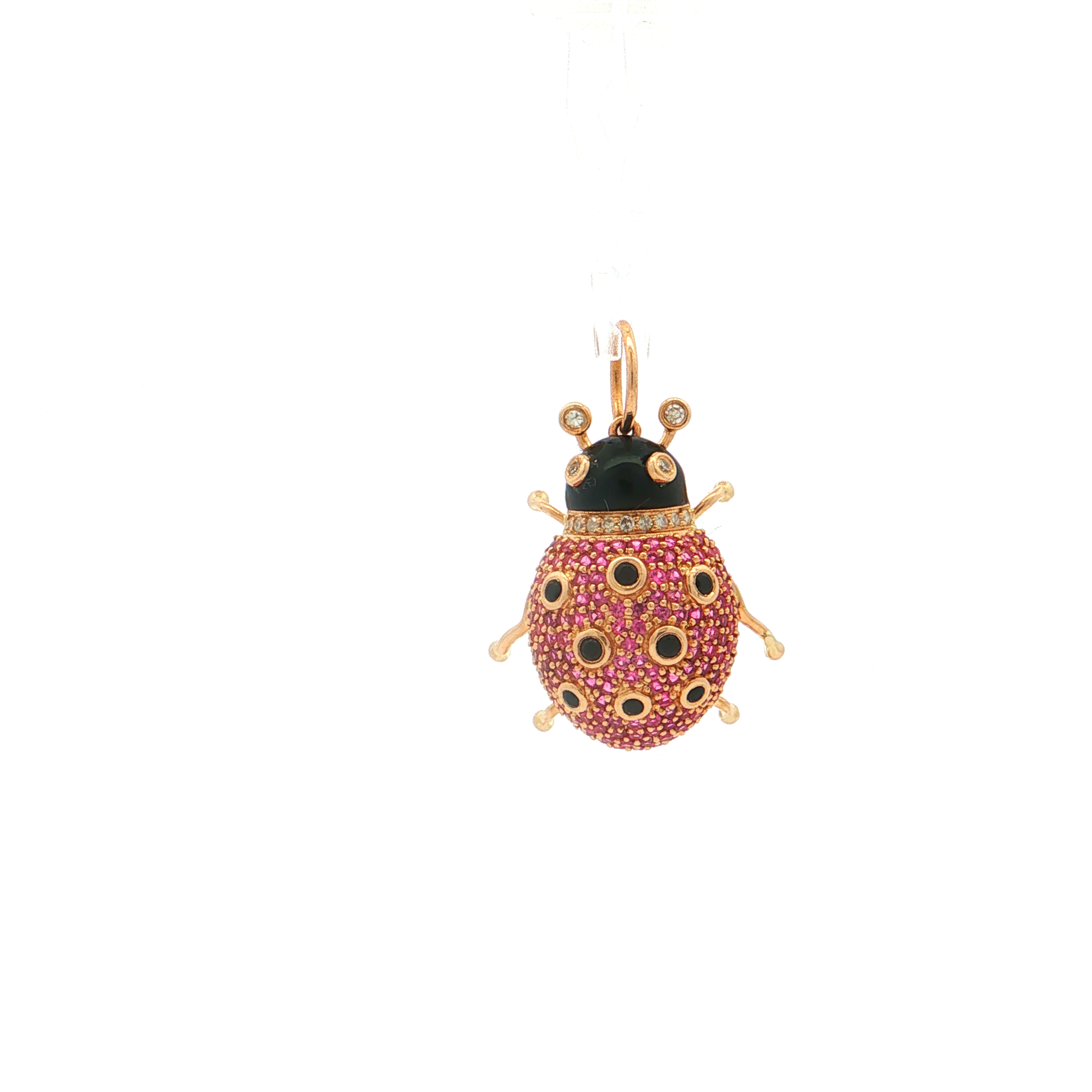 Featured image for “Yellow Gold and Ruby Ladybug Pendant”